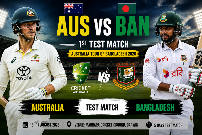Australia vs Bangladesh: Historic 9-Wicket Win for Bangladesh in Darwin