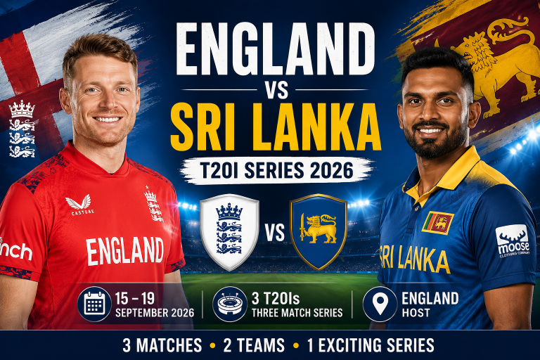 England vs Sri Lanka – T20I Series 2026