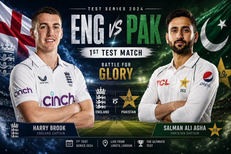 England vs Pakistan Test 2026 :